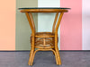 Pair of Island Chic Rattan Side Tables