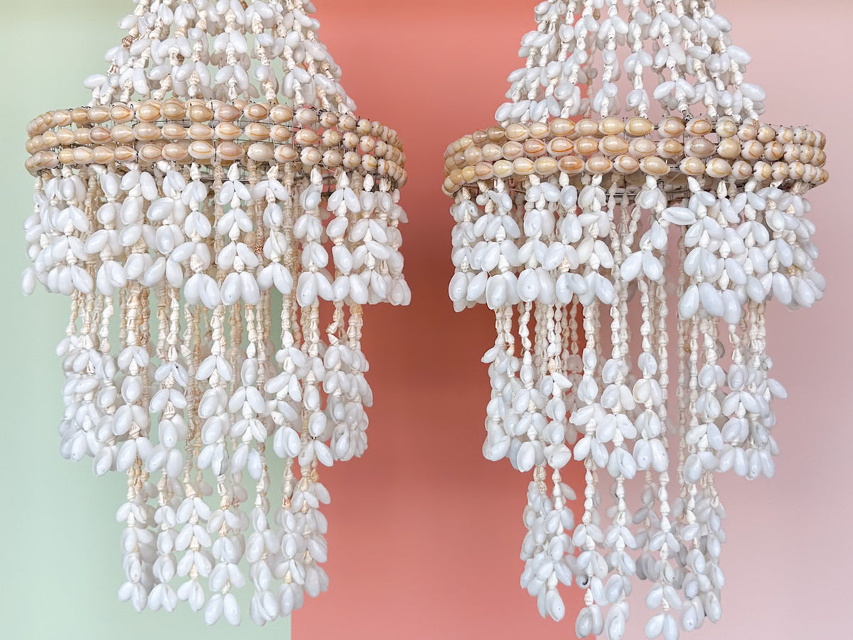 Pair of Shell Pendants