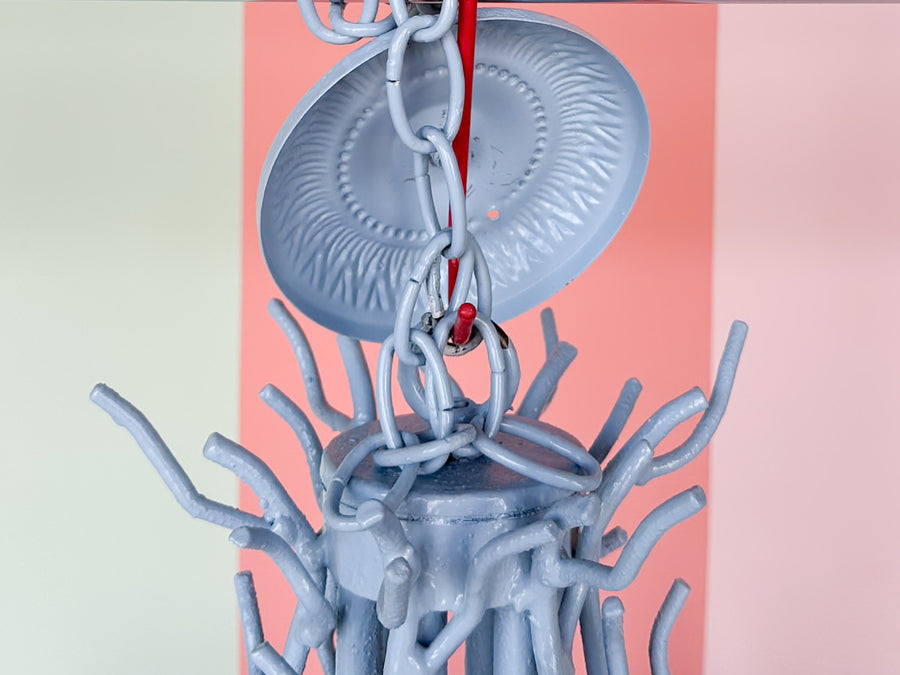 Large Faux Coral Chandelier