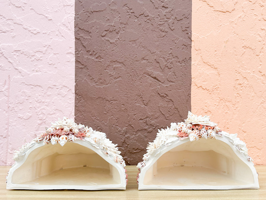 Pair of Shellegance Wall Pockets