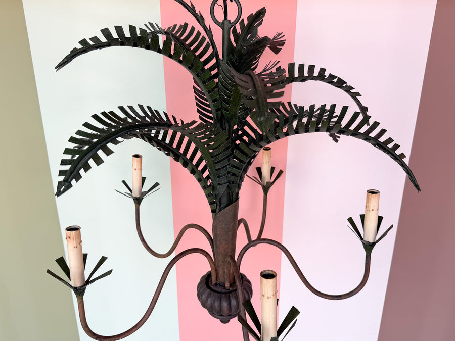 Currey and Company Palm Chandelier