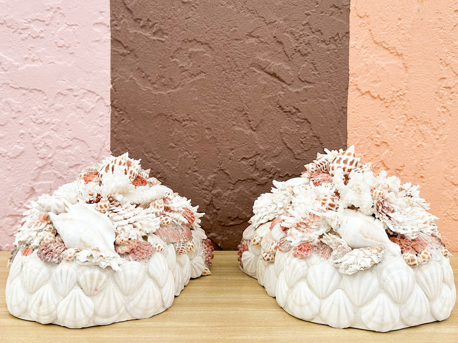 Pair of Shellegance Wall Pockets