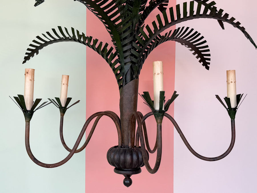 Currey and Company Palm Chandelier
