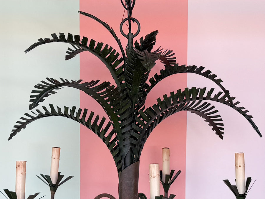 Currey and Company Palm Chandelier