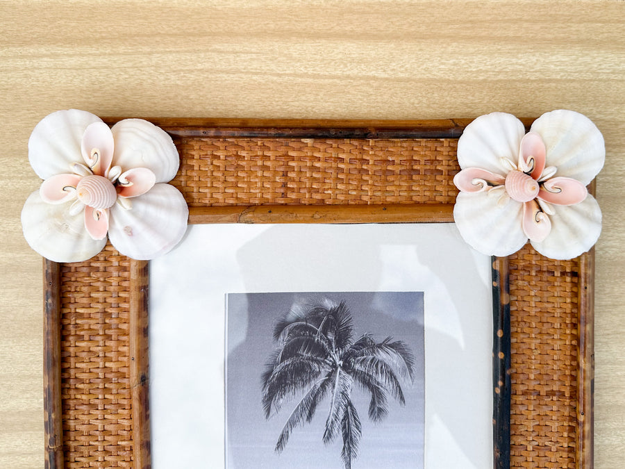 Medium Shell Chic Rattan Frame