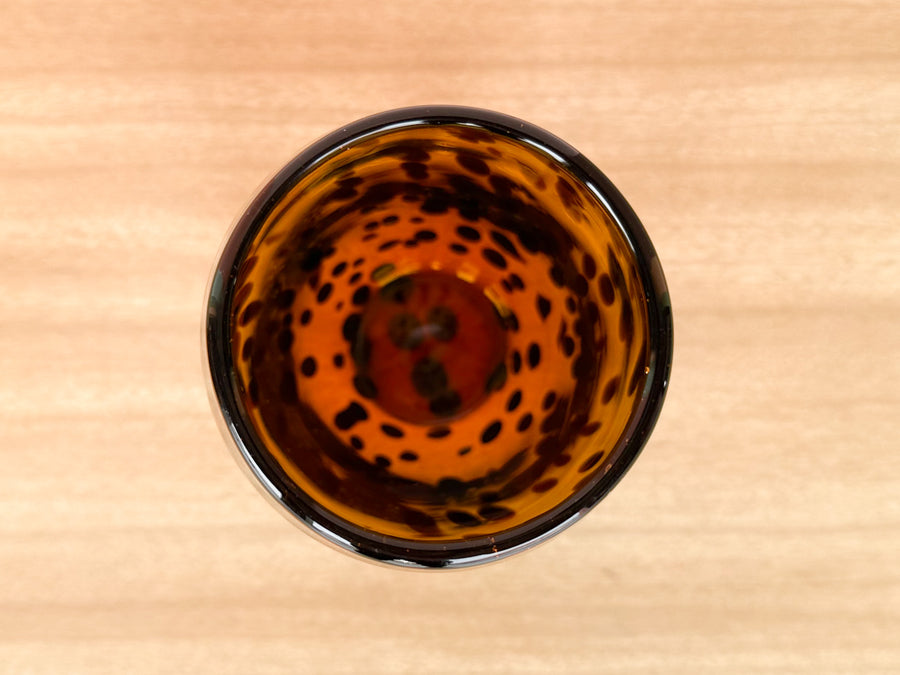Set of Ten Tortoiseshell Glassware