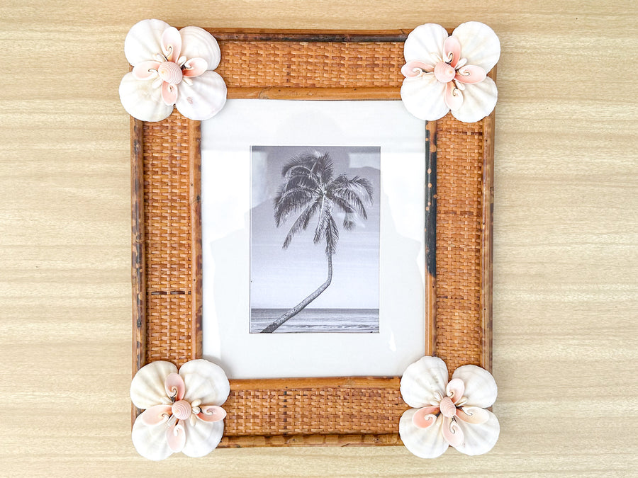 Medium Shell Chic Rattan Frame