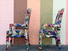 Set of Six So 80s Parsons Style Dining Chairs