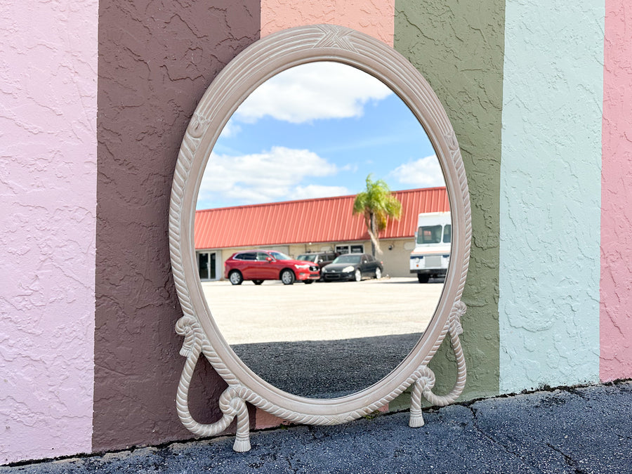 Nautical Chic Rope Knot Mirror