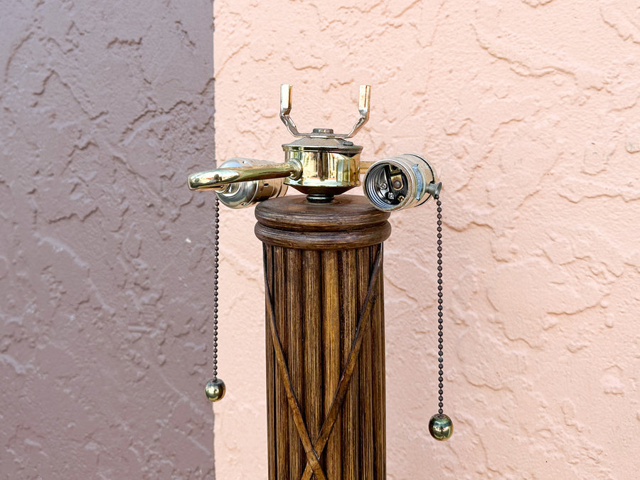Pencil Reed Column Lamp