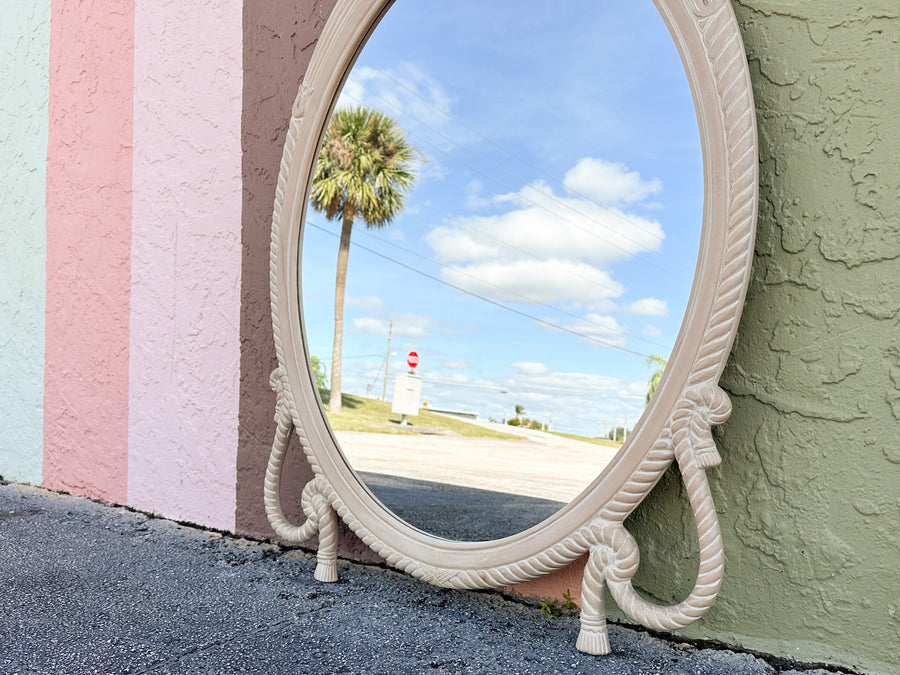 Nautical Chic Rope Knot Mirror