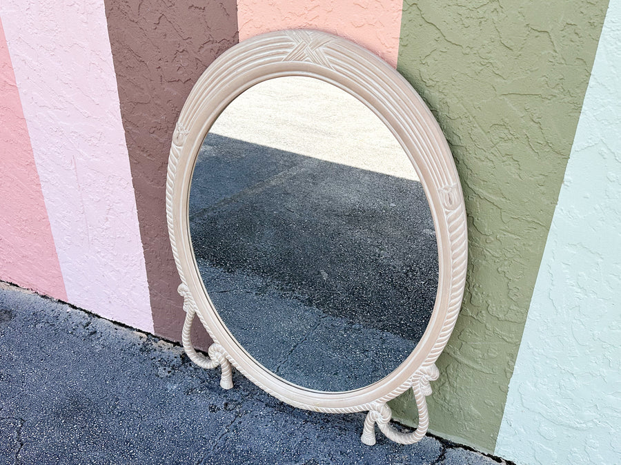 Nautical Chic Rope Knot Mirror