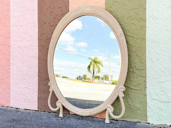 Nautical Chic Rope Knot Mirror