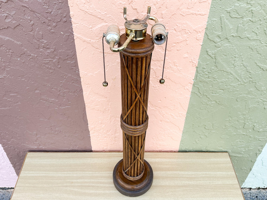 Pencil Reed Column Lamp