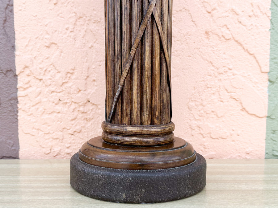 Pencil Reed Column Lamp