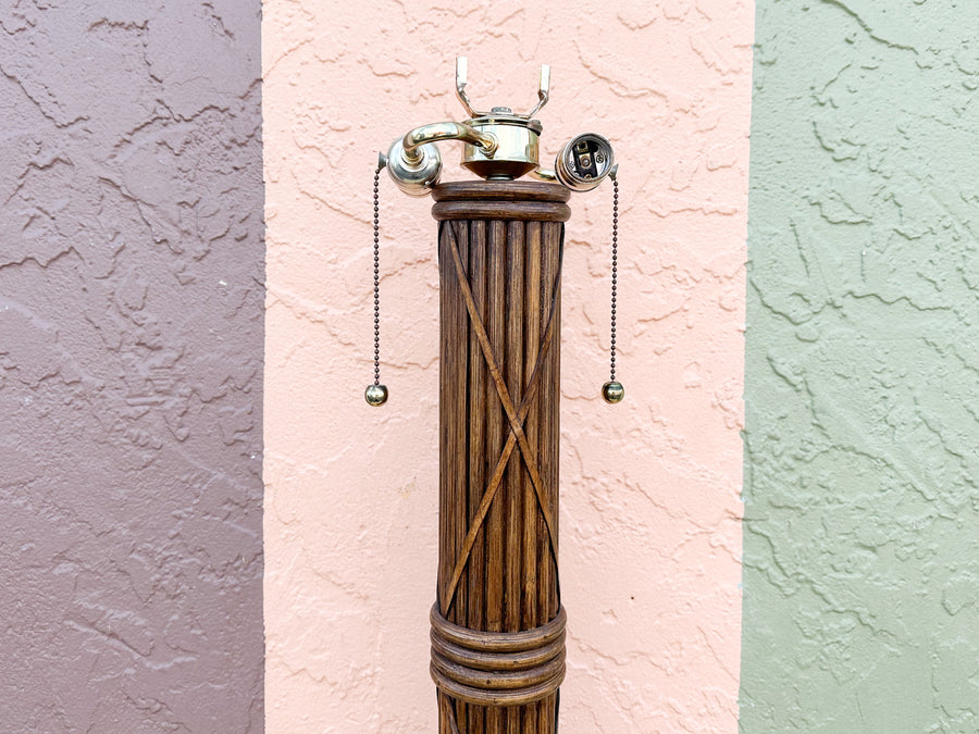 Pencil Reed Column Lamp