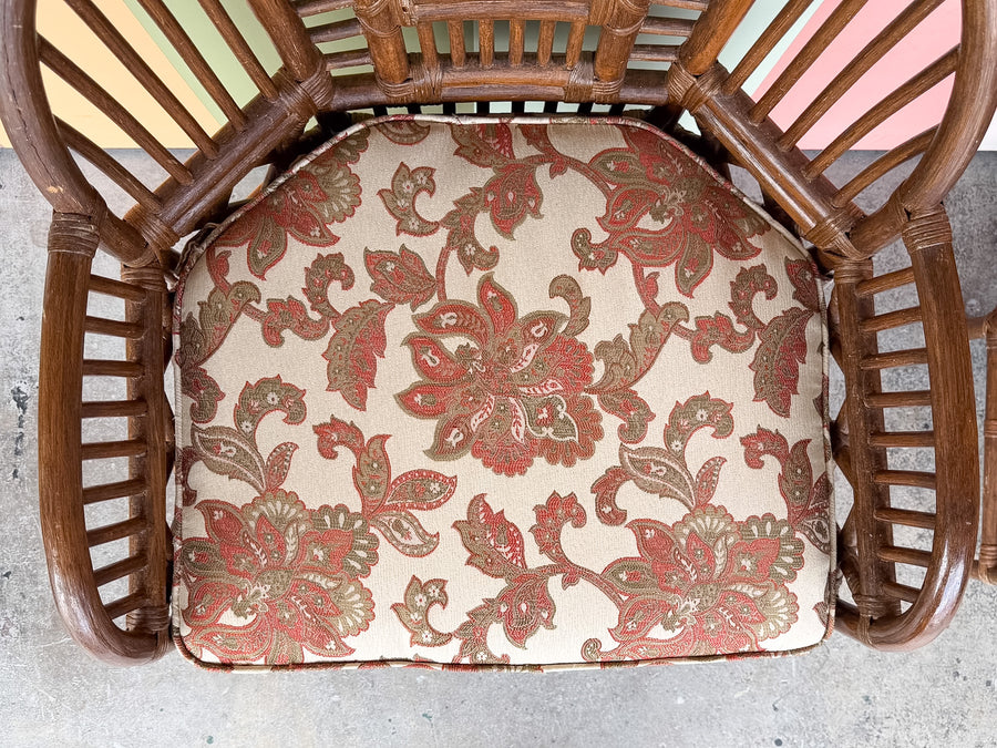 Pair of Brighton Style Rattan Dining Chairs