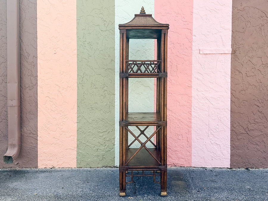 Safari Chic Pagoda Etagere