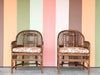 Pair of Brighton Style Rattan Dining Chairs