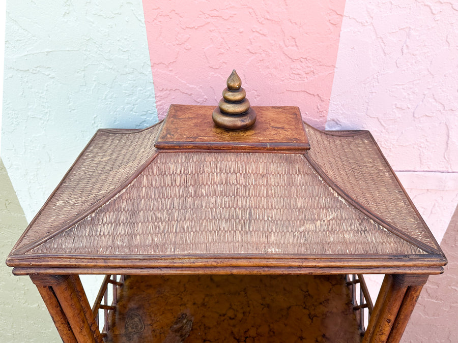 Safari Chic Pagoda Etagere