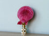 Pink Scallop Shell Finial