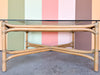 Large Ficks Reed Rattan Coffee Table