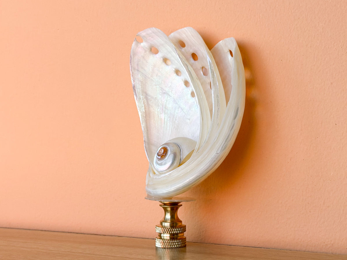 Abalone and Pearl Shell Finial