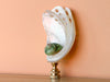 Abalone and Green Shell Finial