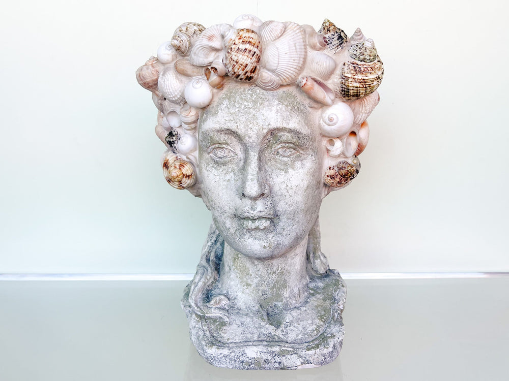 Bust Cachepot Shell Art Workshop at Palm Beach Regency