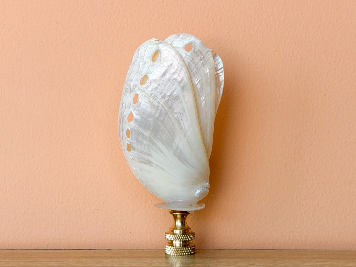 Abalone and Green Shell Finial