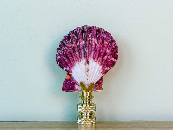 Grape Scallop Shell Finial
