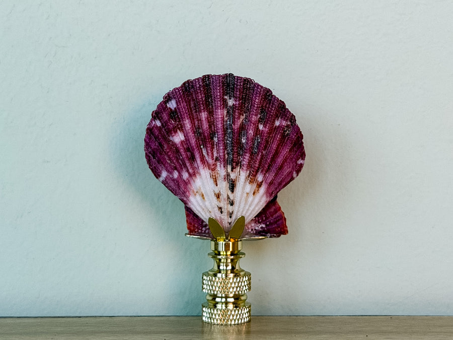 Grape Scallop Shell Finial