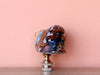 Brown and Gold Jumbo Turbo Shell Finial