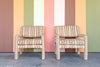 Pair of Parsons Style Upholstered Chairs