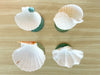 Set of Four Seafoam Shell Coupes