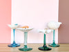 Set of Four Seafoam Shell Coupes