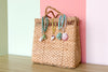 Palm Beach Regency Shell Bag Bauble — Mixed Amazonite