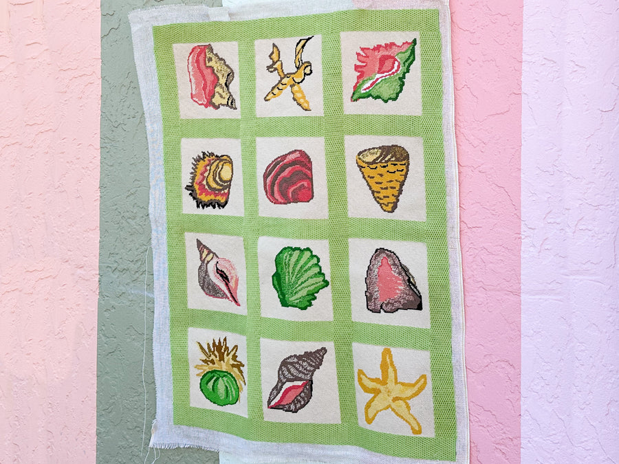 Large Shell Needlepoint