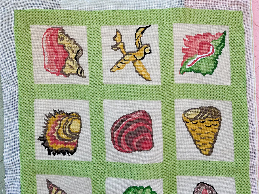 Large Shell Needlepoint