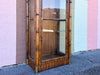 Handsome Faux Bamboo Pagoda Cabinet