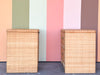 Pair of Dixie Rattan Nightstands