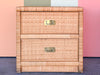 Pair of Dixie Rattan Nightstands