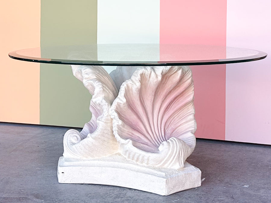 Plaster Shell Coffee Table