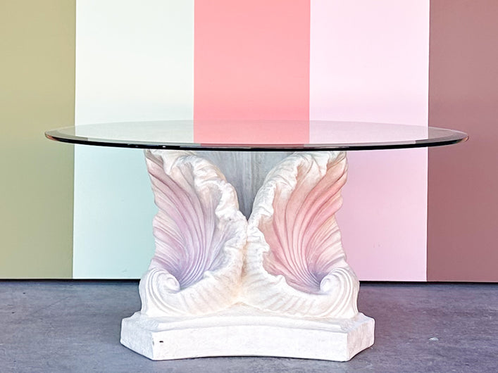 Plaster Shell Coffee Table