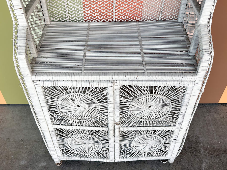 Island Chic Woven Rattan Bar