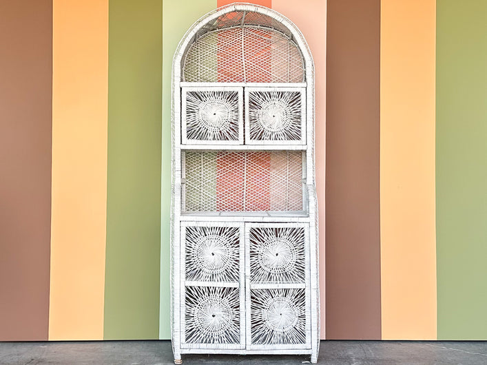 Island Chic Woven Rattan Bar