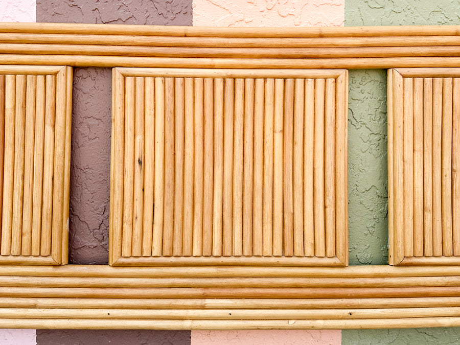 Coastal Cool Rattan King Headboard