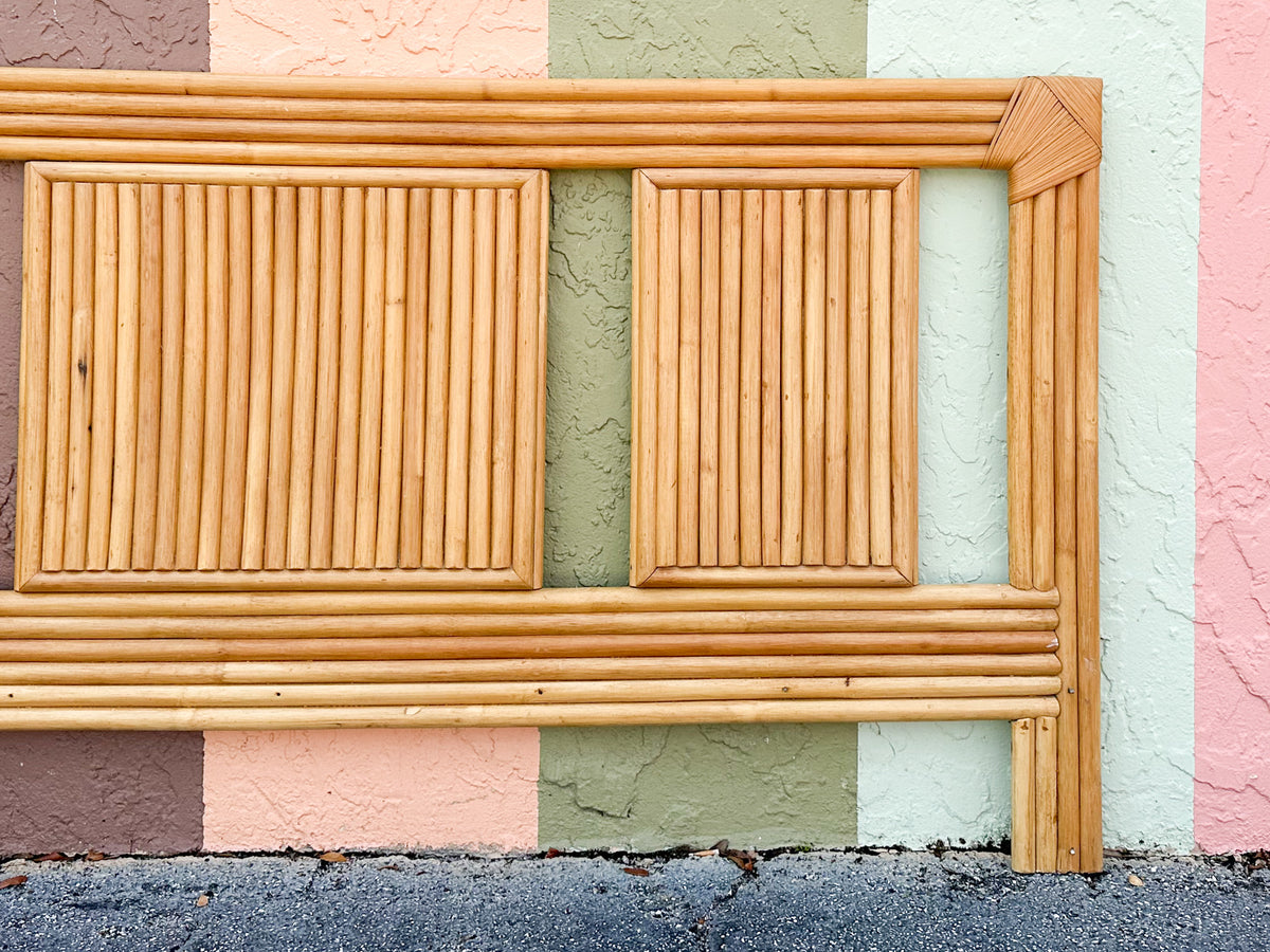 Coastal Cool Rattan King Headboard