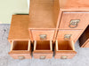 Pair of Custom Drawers with Brass Lion Pulls