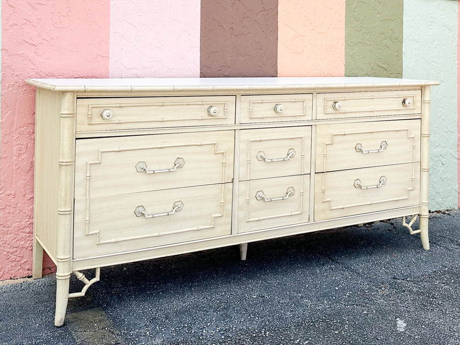 Thomasville Faux Bamboo Dresser